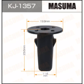 MASUMA клипса пластиковая крепежная KJ-1357 арт. 90189-06177